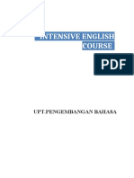Intensive English Course 2021
