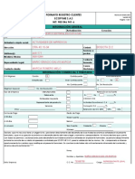 Formato Registro de CLIENTES 202 - Registro Clientes