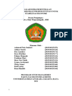 Makalah Kebanksentralan Mempertahankan Produktivitas Untuk Kestabilan Ekonomi