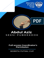 Abdul Aziz: Seksi Pubdekdok