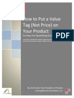 Lectura How to Put a Value Tag on a Product (en Inglés)