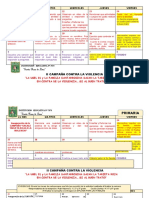 Planificador de Actividades Contra La Violencia y Si Al Buen Trato - 20 de Setiembre Al 04 de Octubre