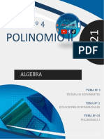Álgebra - 4º Tema - POLINOMIOS II
