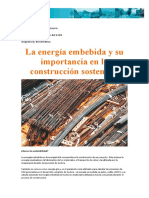 Energia Enbebida en La Construccion