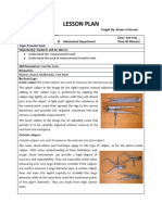 Lesson Plan: Understand The Measurement Tools Understand The Used of Measurement Transfer Tools