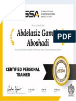 ISSA Certified Personal Trainer Certification