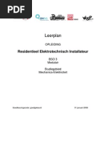 Residentieel Elektrotechnisch Installateur (2008)