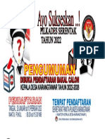 Baliho Pengumuman