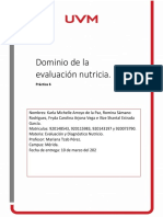 Dominio de La Evaluación Nutricia.