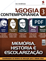 Pedagogia Contemporânea 3 - Memória, História e Escolarização 