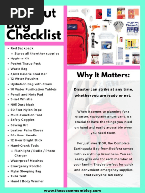Bug-Out-Bag-Checklist