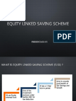 EQUITY LINKED SAVING SCHEME - Investment
