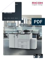 Ricoh IM 7000 IM 9000: Digital B&W Multi Function Printer