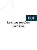 Leis das reações químicas