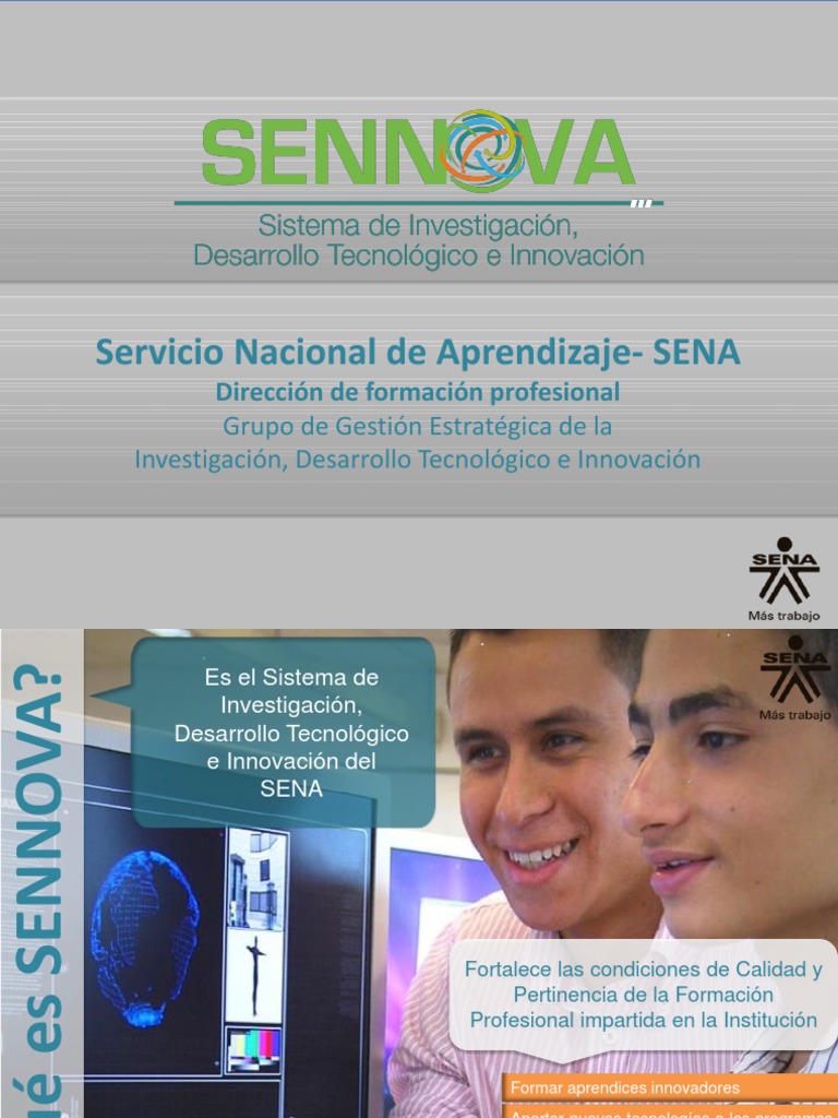 Presentaci n de powerpoint sennova pdf competitividad innovaci n