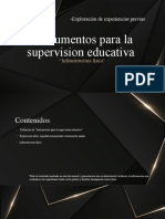 Presentacion Instrumentos de La Supervision Educativa SIMPLE