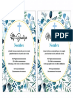 Invitaciones de Bautizo para Niño 2