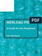 Merleau-Ponty A Guide For The Perplexed by Continuum International Publishing Group - Matthews, EricMerleau-Ponty, Maurice