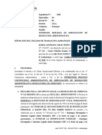 Expediente N° 2576 - 2018 - Reintegros Remunerativos - Angelna Solis Tezen - Municipalidad