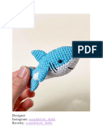 Cute Baby Crochet Shark Amigurumi Free Pattern
