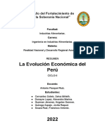 La evolución economica del perú