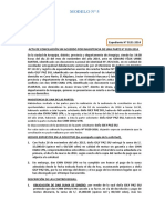 Modelo de Acta Sin Acuerdo Por Inasistencia de Una de Las Partes