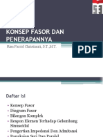 Konsep Fasor Dan Penerapannya: Risa Farrid Christianti, S.T.,M.T