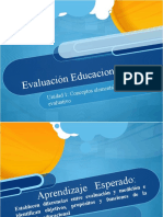 Clase 1 y 2 Ev. Educativa