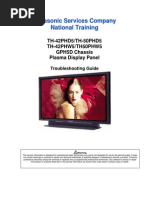 Panasonic Chassis Th42phd5 TV Plasma Training