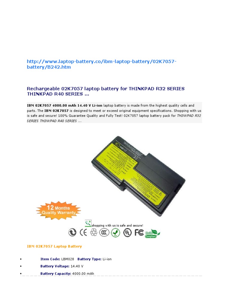 Battery | PDF