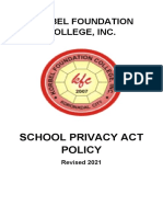 School Privacy Act Policy
