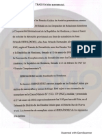 Documento Extradición JOH