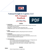 National Freight & Logistics LLC: NFL Transport Handbook