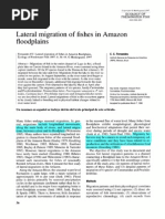 Fernandes, C.C. (1997) Lateral Migration of Fishes in Amazon Floodplains. Ecology of Freshwater Fish, 6 (1), 36-44. 633.1997.tb00140.x