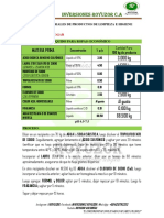 Formula Del Jabón Líquido para Ropas-Economico