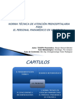 Norma Tecnica de Atencion Prehospitalaria para El Personal Paramedico en Venezuel