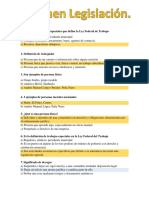 1er Examen Legislación