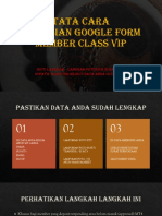 Tata Cara Pengisian Google Form Cvip