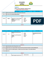 Modular Learning Modality: Weekly Home Learning Plan