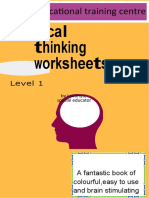 Critical Thinking Worksheet