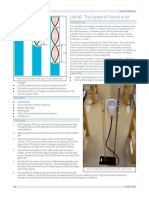 Lab 06: The Speed of Sound in Air: Ntroduction