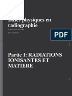 Bases physiques en radiographie