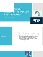 Group 7 Relational (SQL) Databases and Trends in Future On Cloud