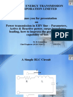 Power Transmission in EHV Line