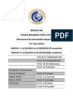 Report On Adani Mundra Port Visit Mechanical Automobile Department 5th Sem 2015 YjOHCV