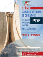 27 Congrès National de Société Algerienne de Chirugie 2019