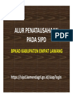 Alur Penatausahaan Pada Sipd