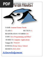 Computer Project Class 10 Icse Programming Divine Mercy