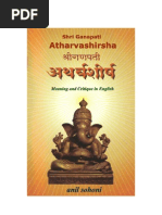 Download Athrvashirsha Critique in English by Anil Sohoni   SN56558619 doc pdf