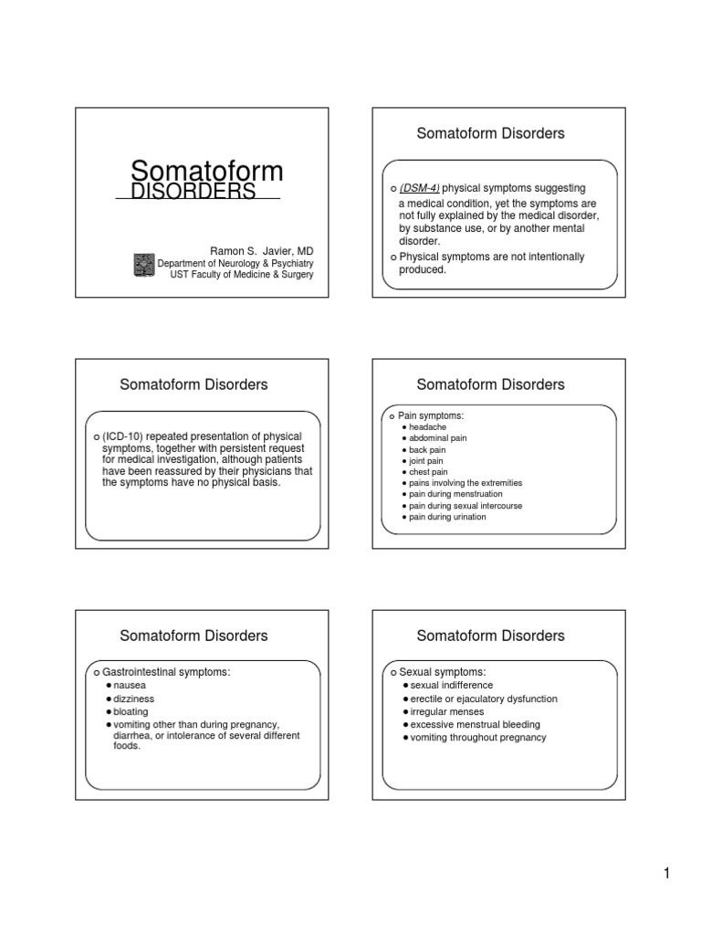 UST Notes form Disorder | Diagnostic And Statistical Manual Of ...